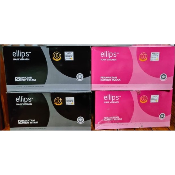 ELLIPS VITAMIN RAMBUT ELIPS / ELLIPS HAIR VITAMIN RAMBUT ISI 20 BUTIR / 1/2 LEMBAR ISI 10 BUTIR / ISI 6 BUTIR-1
