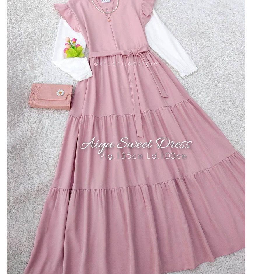 Booming Aiyu Sweet Dress/Pakaian Wanita /Dress/korea style