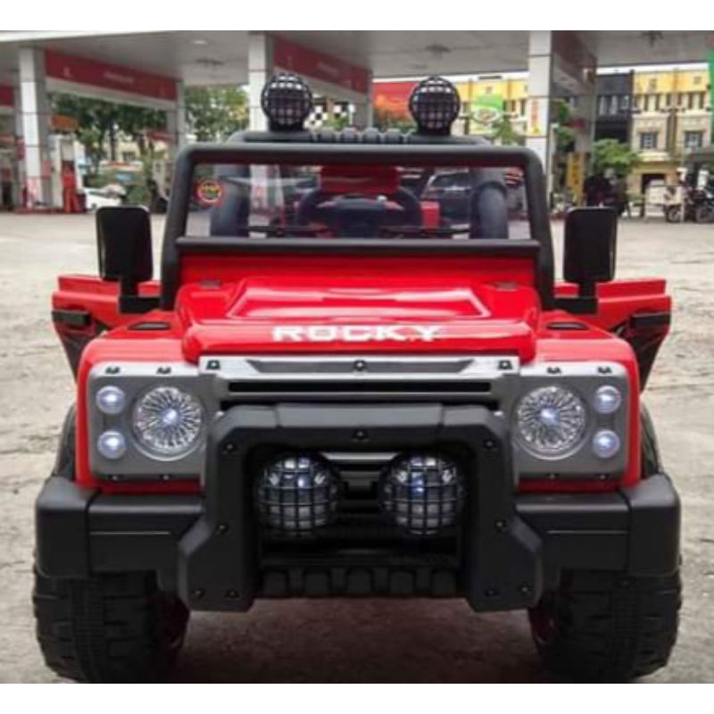 Mobil mainan anak Jeep Rocky / Mobil Aki / Mobil Anak 12 Volt