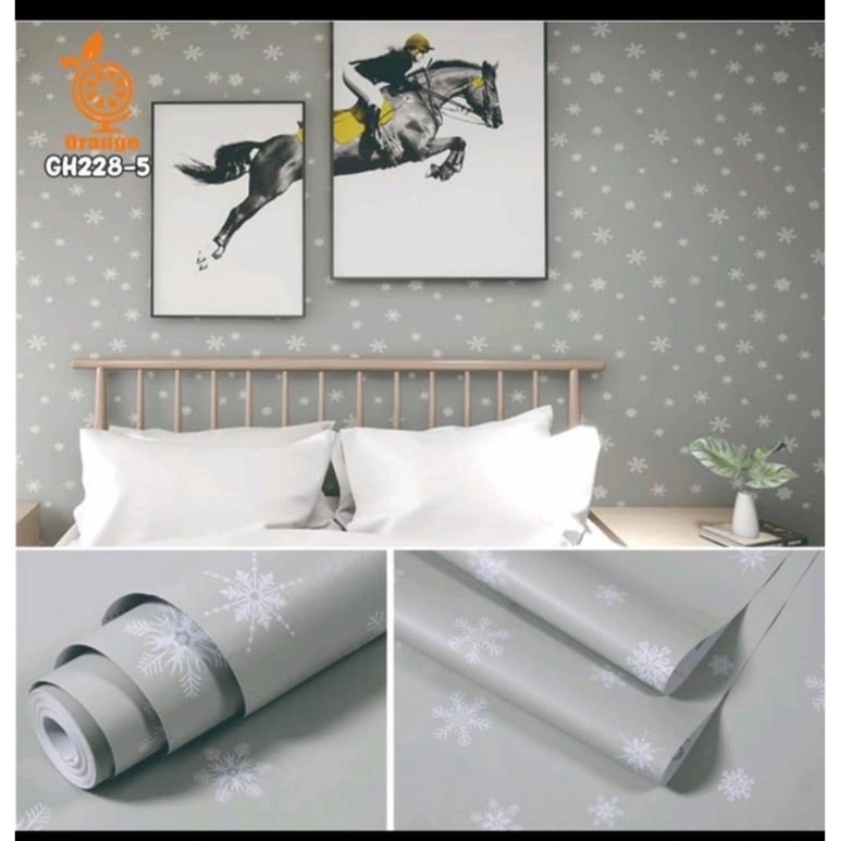 Wallpaper Stiker Dinding 9 Meter Murah Motif Bintang Wallpaper 3d Motif Premium Quality Size 45CMx9M GOSHOP88