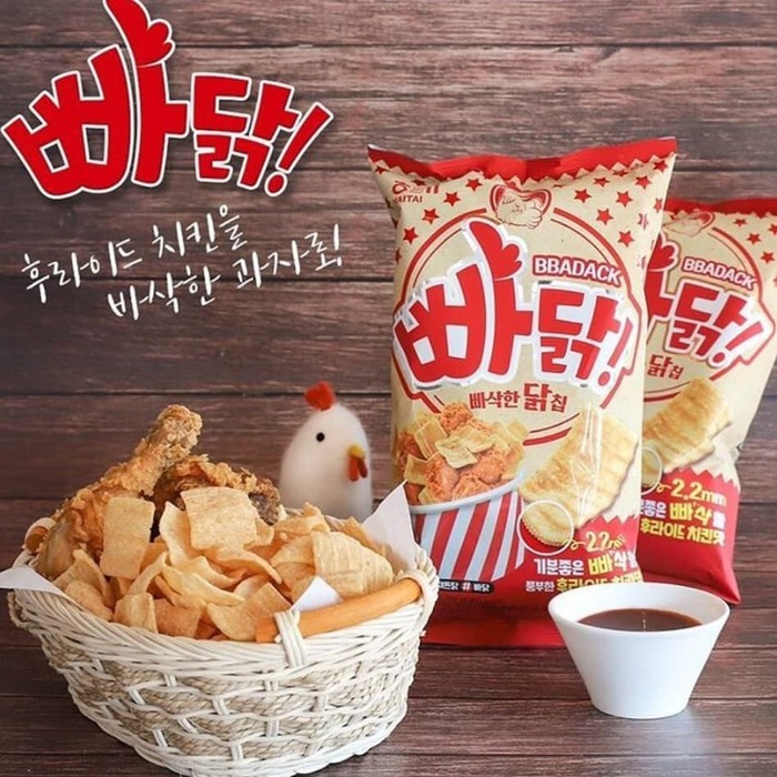 

New Arrival - Bbadack Snack Korea Chips Rasa Bumbu Fried Chicken