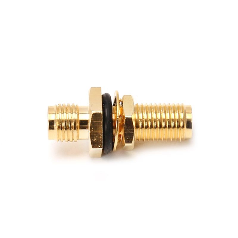 VIVI SMA Female Jack RF Connector Straight Coaxial Converter Adapter Panel Mount O-Ring Connectors