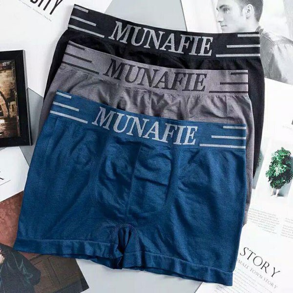 Celana Dalam Boxer Munafie Pria / CD Boxer Munafie Men UnderPants Underware Impor Premium / TS-87