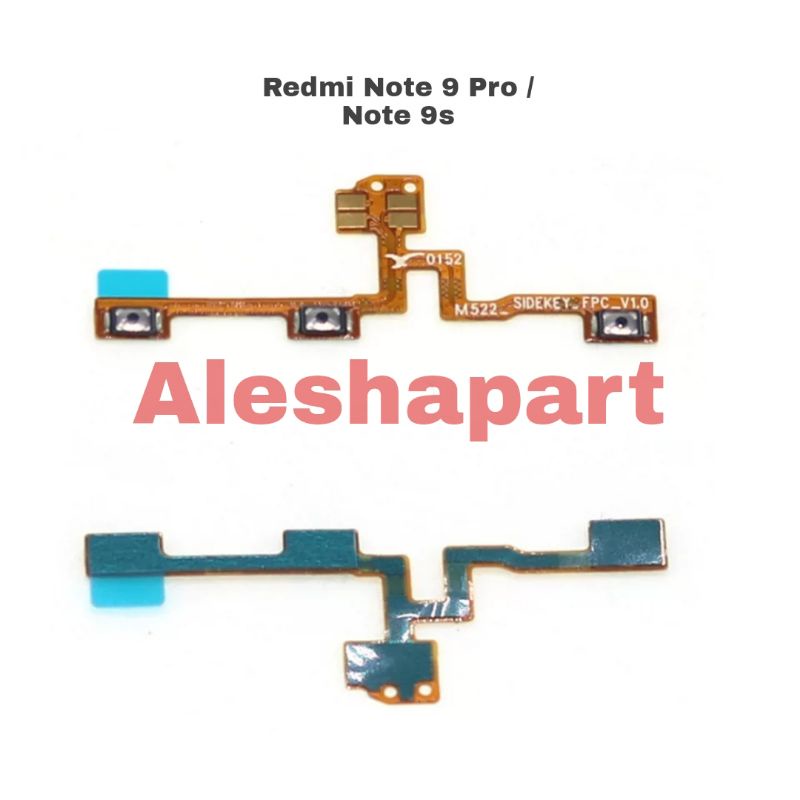 FLEXIBLE ON OFF / POWER + VOLUME XIAOMI REDMI NOTE 9 PRO / NOTE 9S