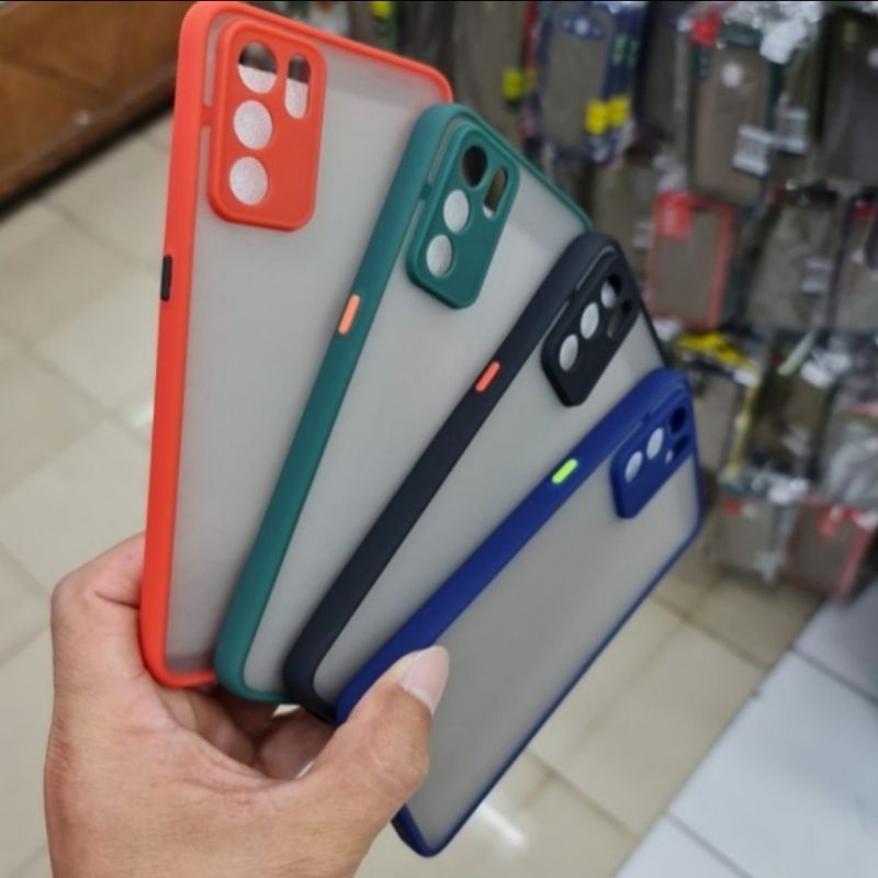 Oppo Reno 6 4G 5G case fuze dove doff matte colour warna