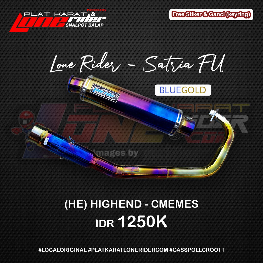 Lone Rider HE / HE Ceng Satria FU / F150 BlueGold (Original)