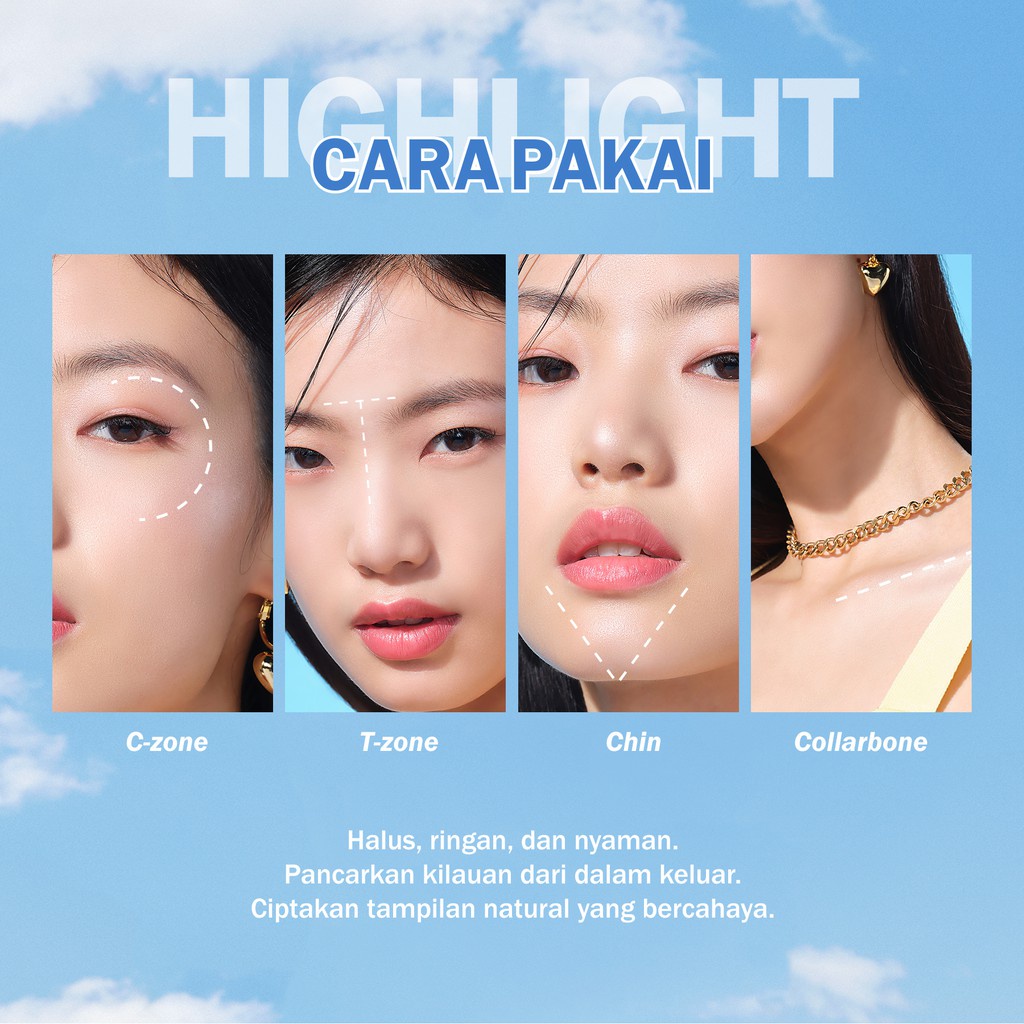 BNB barenbliss Highlight! Kosmetik Korea Highlighter Buy 1 get 1 Sheet mask