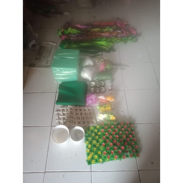 Grosir Busa kering Floral foam Bunga Stoking Murah/gabus kering/kain stoking bahan bunga stocking / oase kering