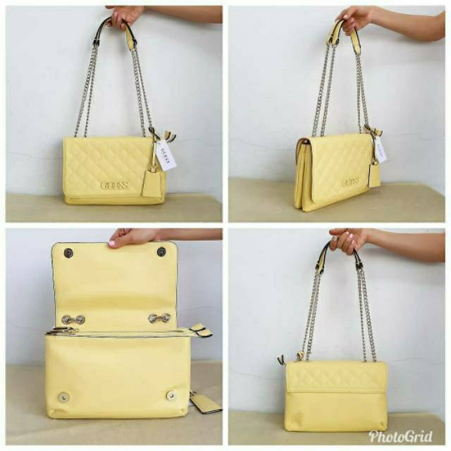 READY STOCK Original Gs elliana detail gold semua  crossbody medium size tas selempang office bag