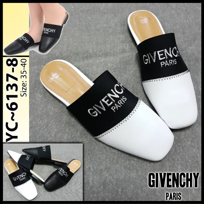 GIVENCHY Bedford Logo Mule Slide YC-6137-8