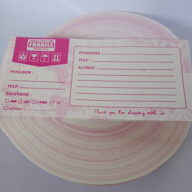 

Segel pengiriman isi 100