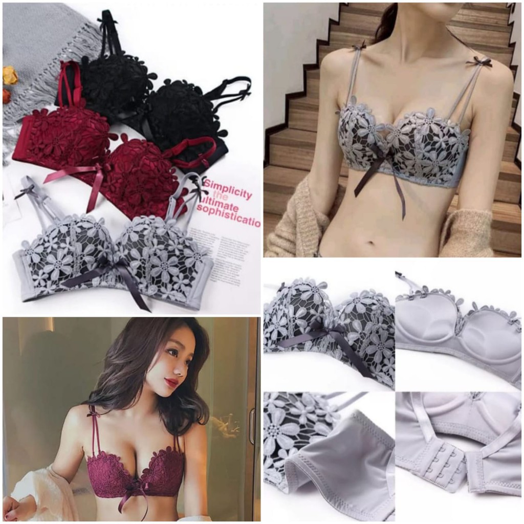 BH LMYH AV3 - BRA BROKAT DENGAN BUSA DAN TANPA KAWAT
