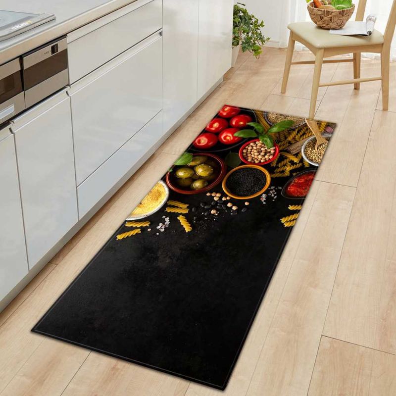 Keset Dapur Anti-slip Living Room Kitchen Balcony Rug 50x80cm