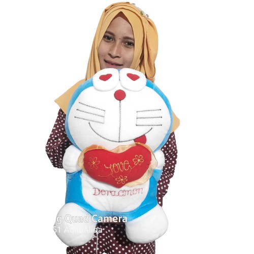 BONEKA TERMURAH Doraemon karakter love XL MURAH