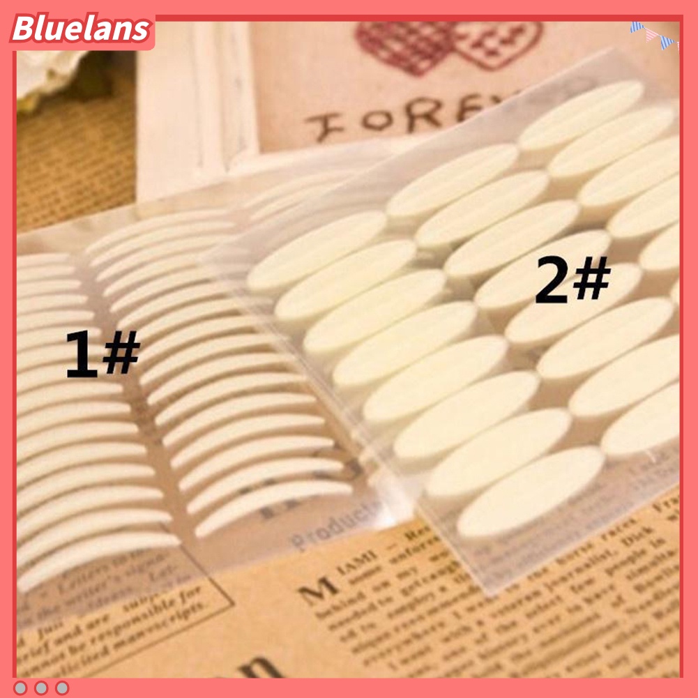 Bluelans 48Pcs Stiker Kelopak Mata Ganda Super Lengket Untuk Alat Makeup Kecantikan