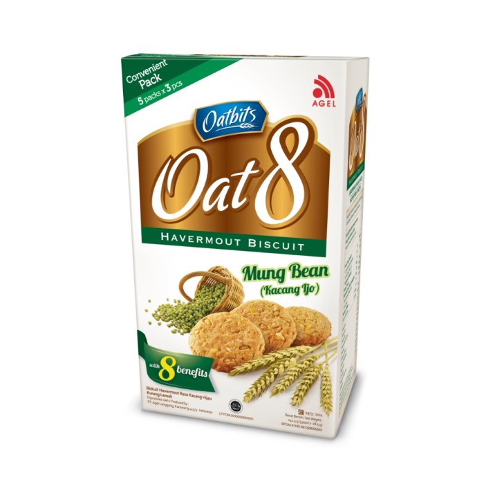 

Tr20Re Oatbits Oat 8 Mung Bean 1 Dus (5X28.5 Gr) Ht51G