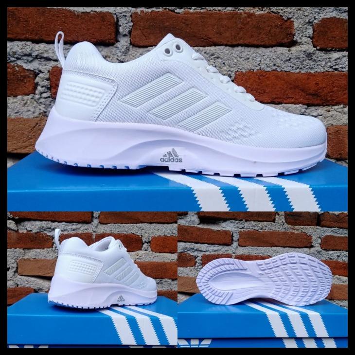 Terbaru Sepatu Sneakers Sport Wanita Adidas Zoom White Sepatu Senam