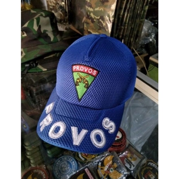 TOPI PROVOS JALA  TIMBUL BORDIR LOGO PROVOS KUALITAS TERJAMIN