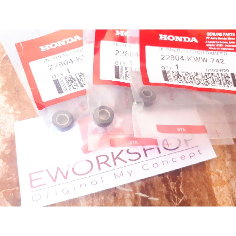 KARET GANDA DUMPER VARIO 150 NEW SMART KEY Asli Honda 22804GB2880set