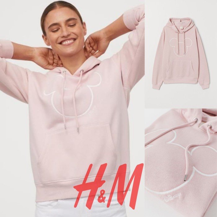 SWEATER HOODIE H&M ORIGINAL MICKER HEAD PINK HNM SALE CREWNECK H&M SWEATER HOODIE PRIA SWEATER OVERS