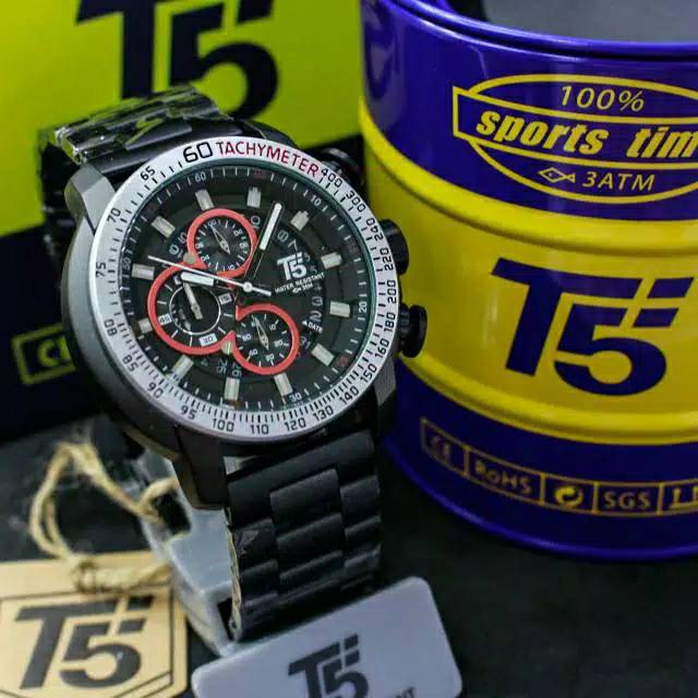 Jam Tangan Pria T5 H3710 T5 H 3710 original bergaransi free tin box