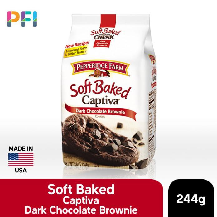 

CHOCOCHIPS PEPPERIDGE FARM SOFT BAKED CAPTIVA DARK CHOCOLATE