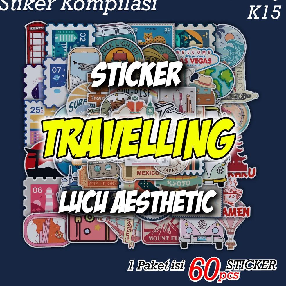 

Kualitas Terbaik / PnH [ MAC ] 60 PCS STICKER KARTUN TEMA PERJALANAN TRAVELLING TRAVEL LUCU AESTHETIC ANTI AIR UNTUK LAPTOP CASE TUMBLER KOPER HP - K15 /Pasti@cepat