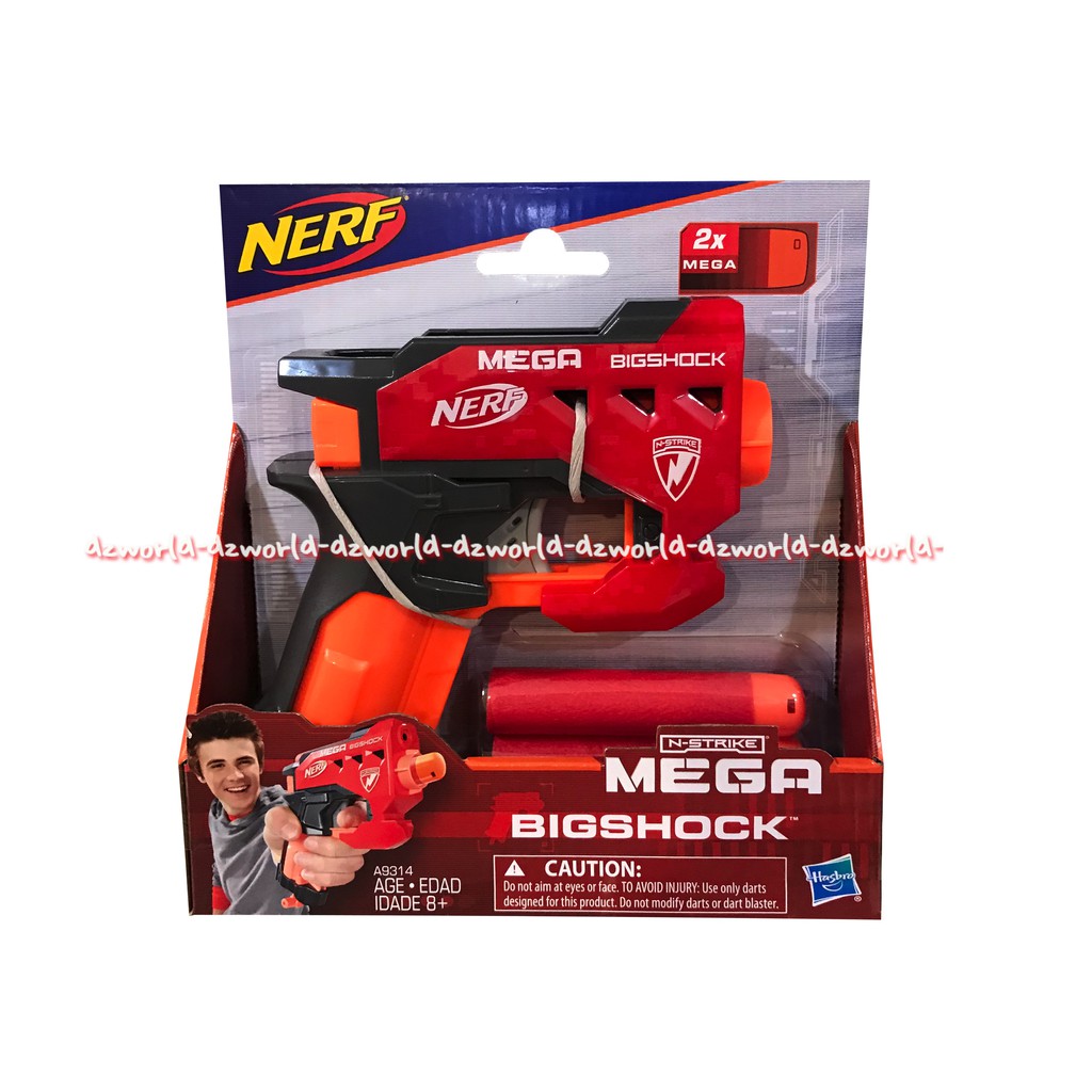 Nerf Mega Bigshock Pistol Mainan Melatih daya imajinasi si kecil dan ketangkasan si kecil