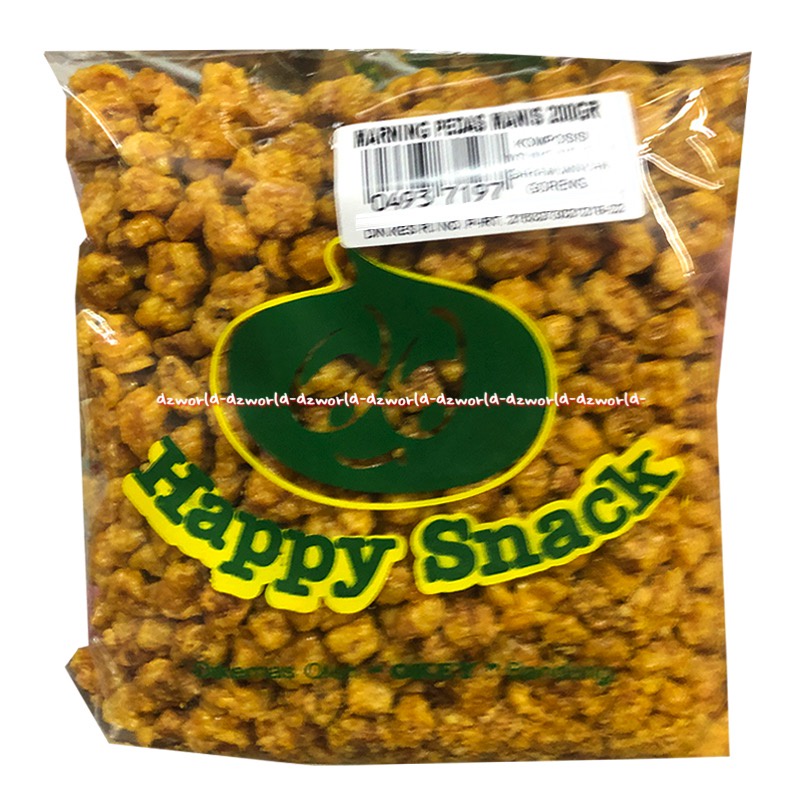 

Happy Snack 200gr Jagung Pedas Manis Cemilan Snack Kriuk Jagung Spicy Corn Happysnack Hepi Snek