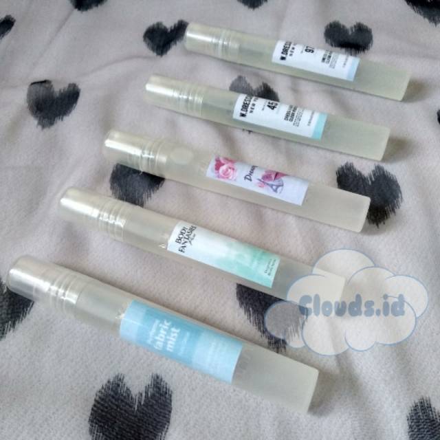 [READY STOCK] [PAKET ALL IN ONE] Paket 5 Parfum Share 10ml (Body Fantasies, Loveydovey, W.Dressroom)