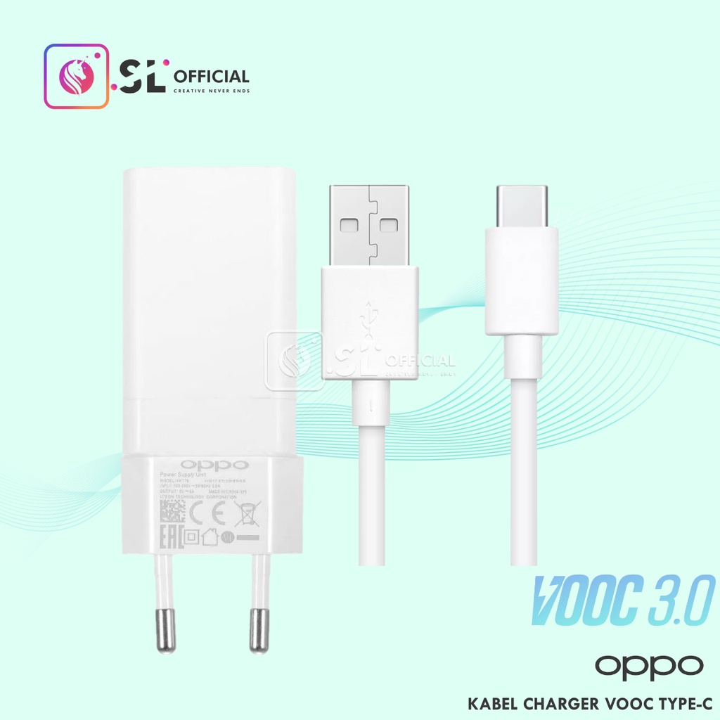 Charger Oppo TYPE C VOOC 4A Fast Charging Original 100%