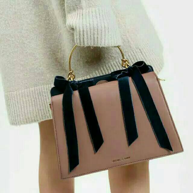 best Sellerrr.. Cnk ribbon tas wanita charles&keith