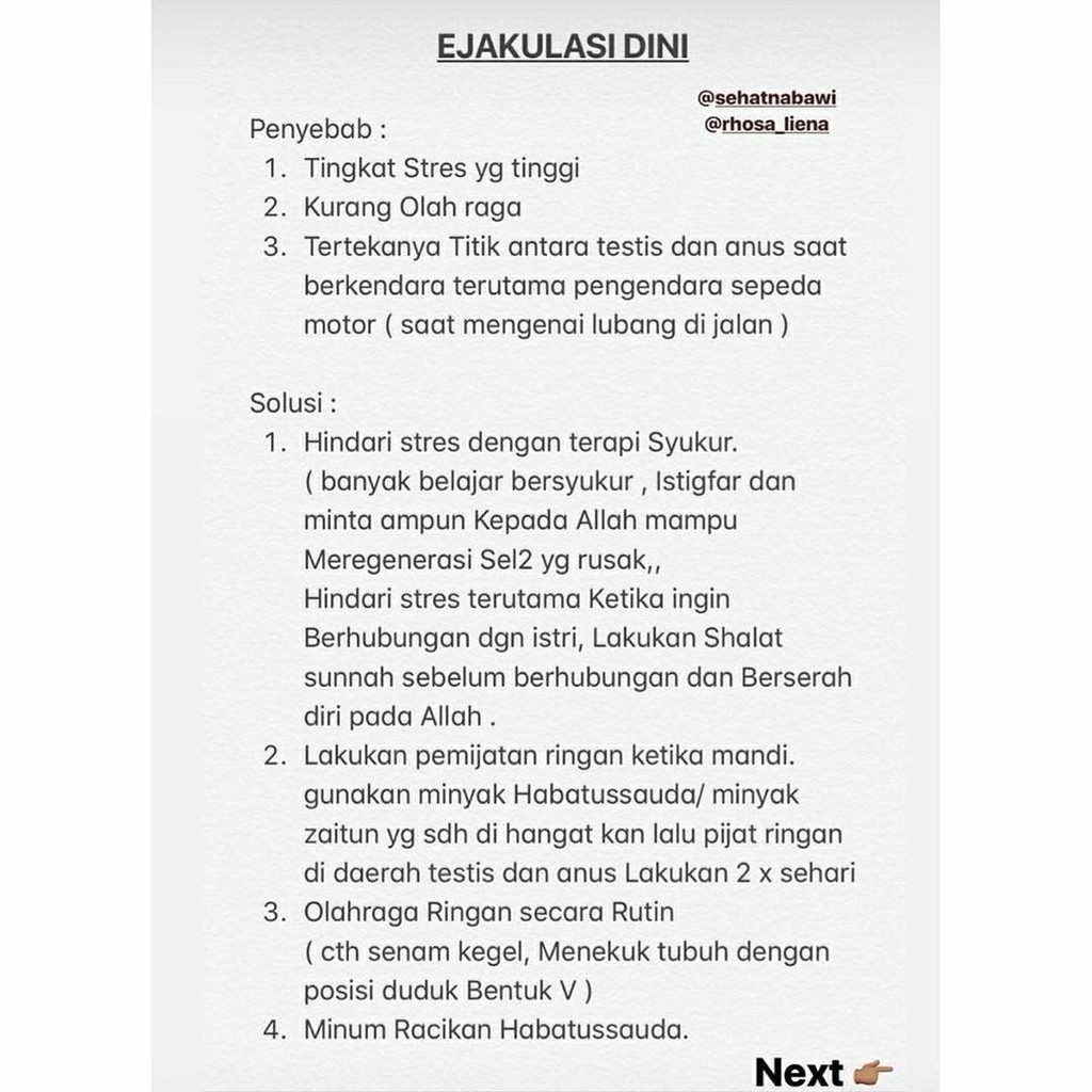 Resep Ejakulasi Dini | Pria Strong-3