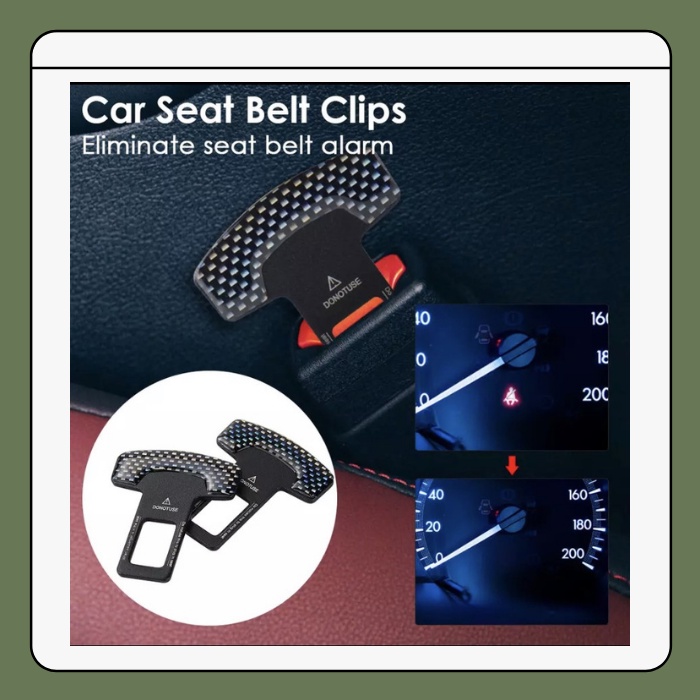 Colokan Safety Belt seat belt buckle seatbelt buzzer Carbon alarm stopper