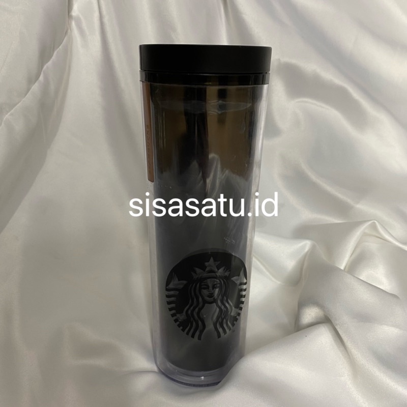 botol minum/tumblr starbucks hitam original bekas