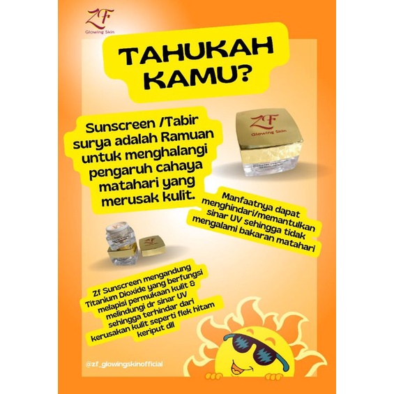 Sunsreen ZF glowing Skin