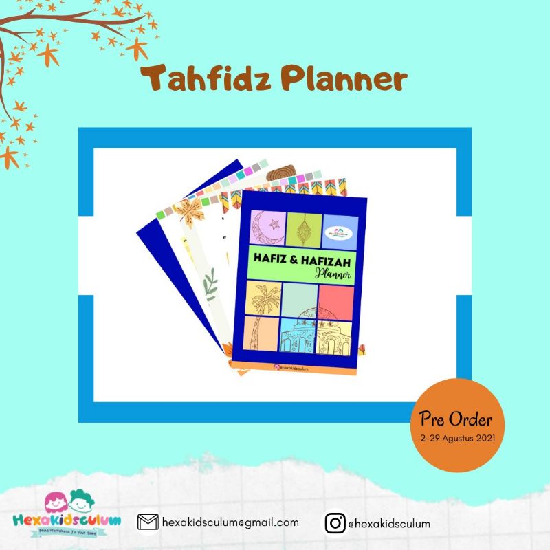 

tahfids planner hexakidsculum hafidz hafidzoh planner