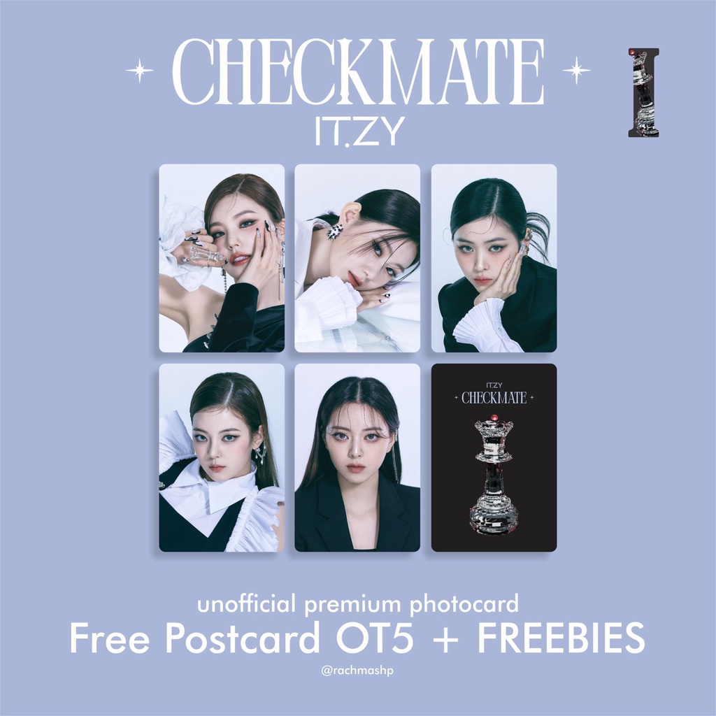 PHOTOCARD/PC Checkmate (Sneakers) ITZY I  - Unofficial