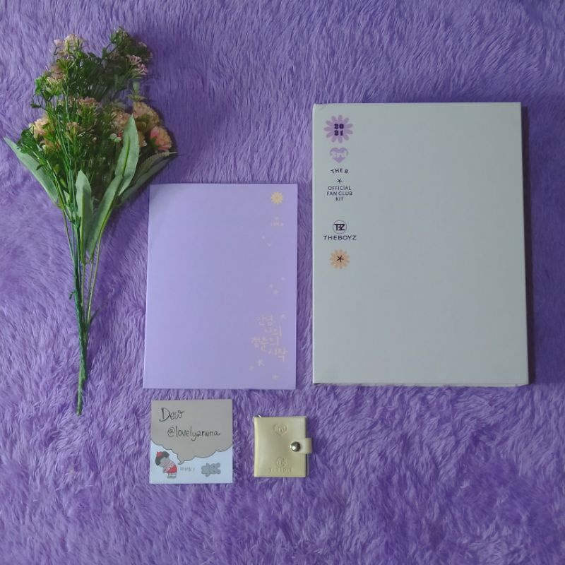 THE BOYZ OFFICIAL 3RD FANKIT THE B || DEOBI FANCLUB KIT PHOTO BOOK, MINI BINDER & BOX