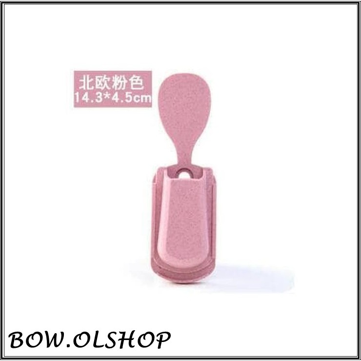 (BOW) Holder Sendok Nasi Tempat Sendok Rice Cooker 1Q36