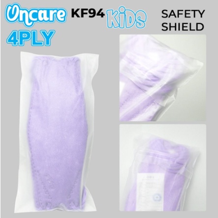 MASKER ANAK KF94 ONCARE WARNA 4PLY ISI 10PCS EMBOS