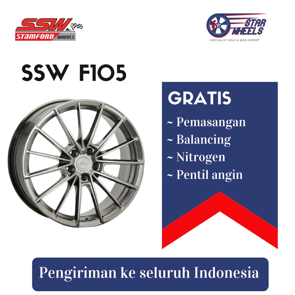 Velg Mobil SSW F105 R19 x8,5 5x114,3 +35, HB