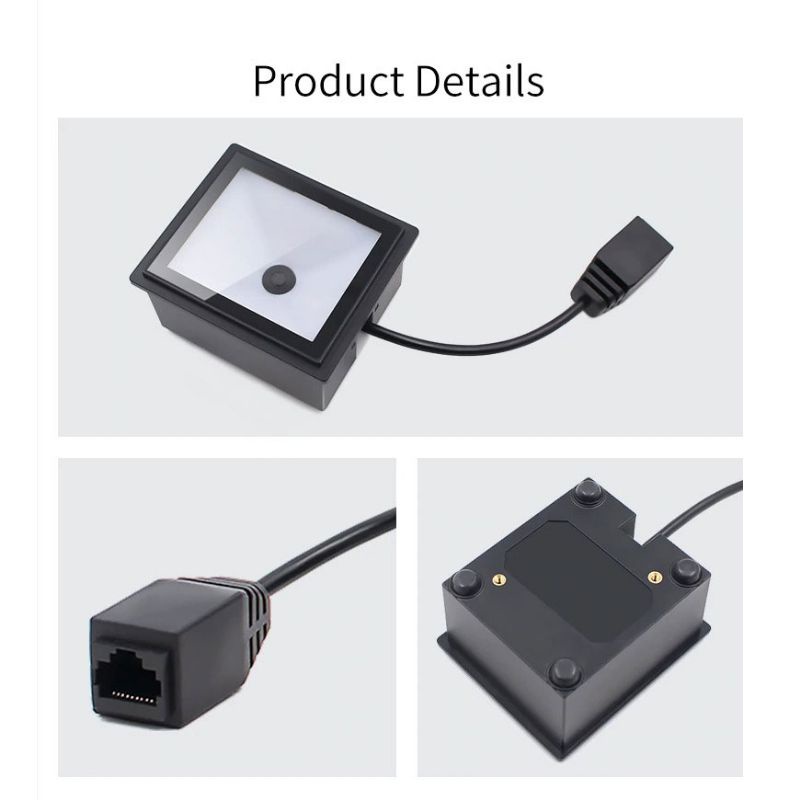 YK&amp;SCAN Embedded Fixed Mount Barcode Scanner 2D QR 1D