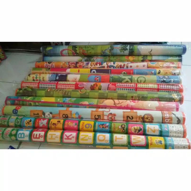 tiker karet spon bukan spon biasa murah/karpet lantai/tikerpiknik