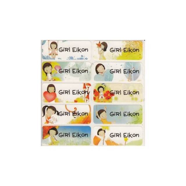 

Label nama Girl Eikon size L