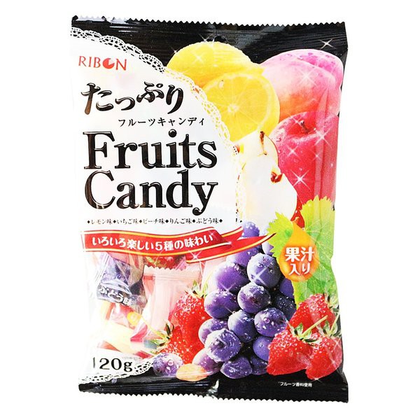 

Ribon Tappuri Japan Fruit Candy - Permen Jepang Aneka Rasa Buah120 gr