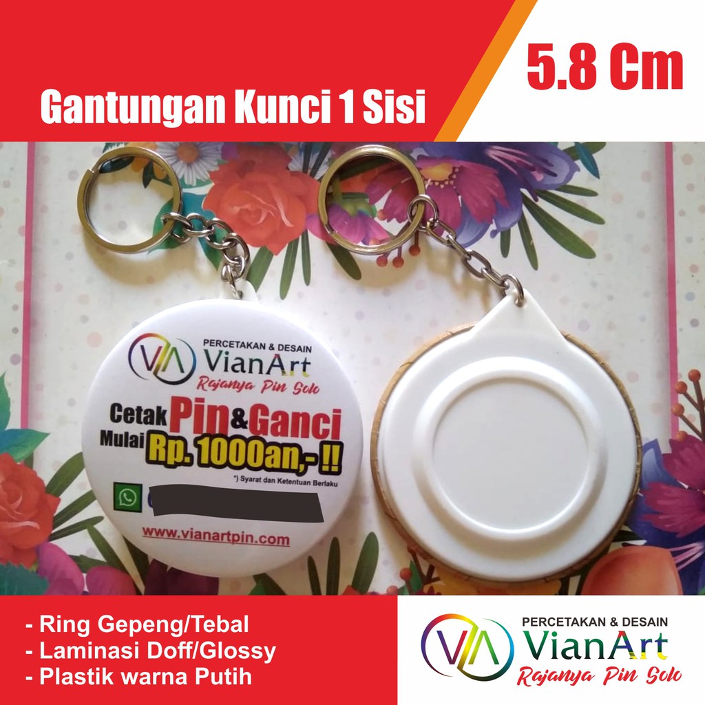 Jual Grosir Cetak Gantungan Kunci 58 Mm Custom Termurahcetak Ganci 1 Sisi 58 Mm Shopee Indonesia 5531