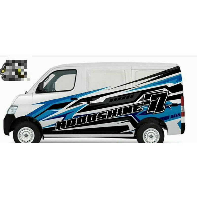 Stiker cutting mobil grandmax blindvan luxio