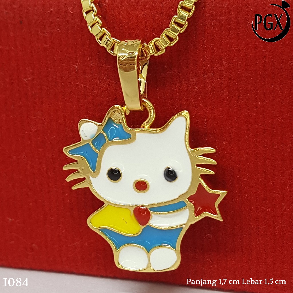 PGX Liontin Kalung Xuping Wanita Aksesoris Fashion Perhiasan Lapis Emas  - I084