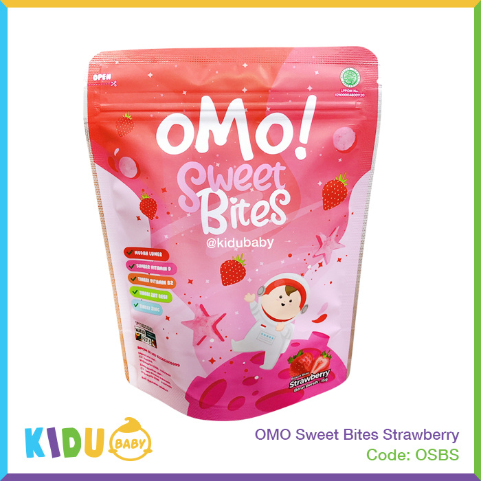 OMO Sweet Bites Snack Bayi Cemilan Sehat Bayi 12 bulan keatas Kidu Baby